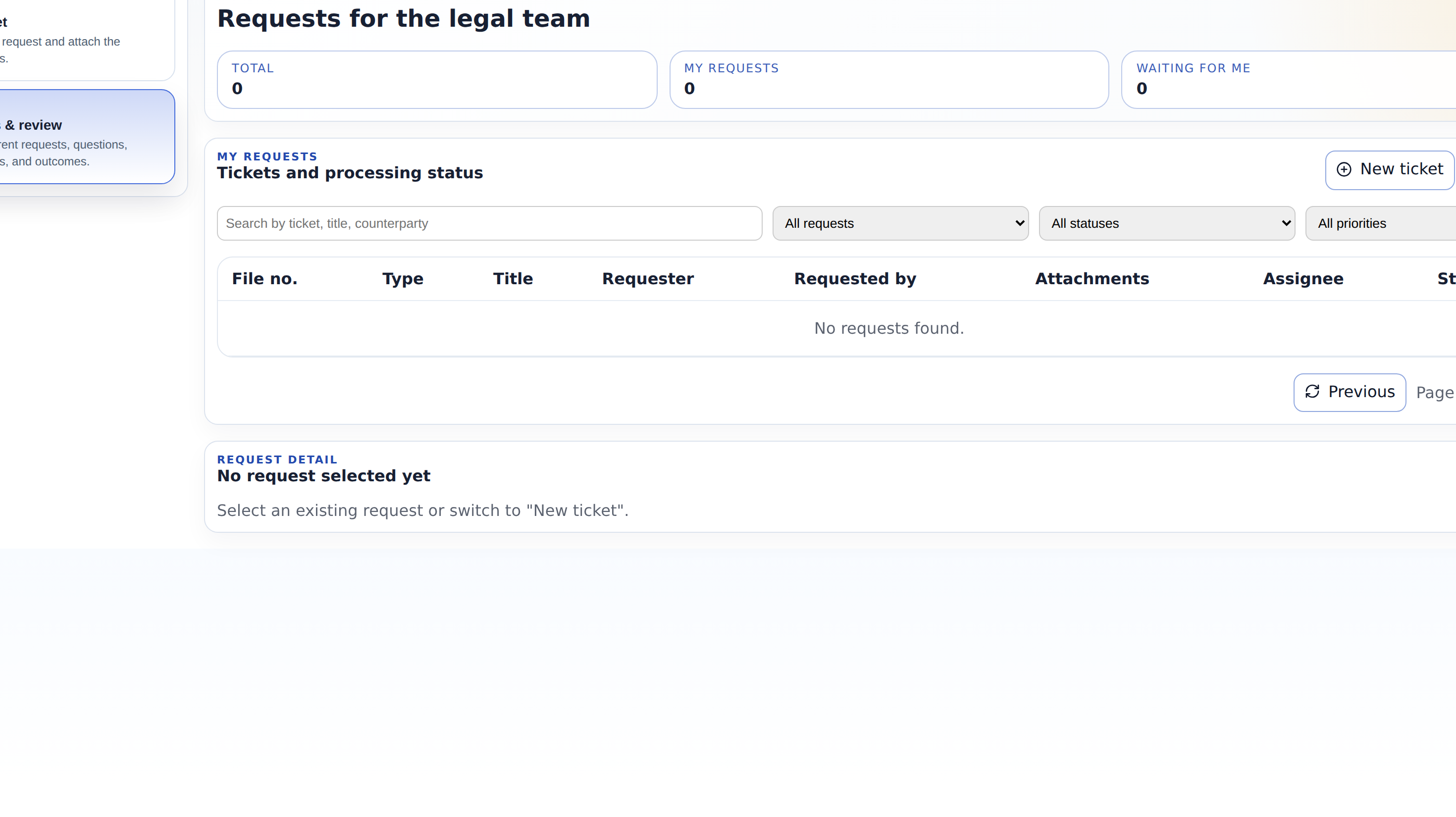 Synordis Workflow für die Zusammenarbeit zwischen Fachbereich und Rechtsabteilung